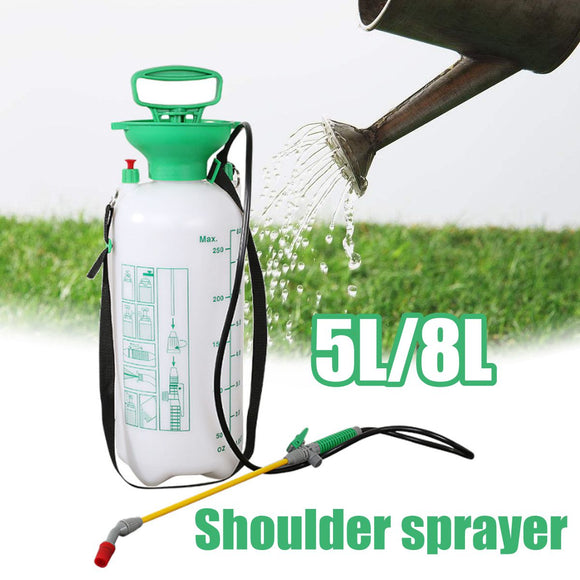 5L 8L Liter Pump Pressure Knapsack Sprayer Shoulder Spray Kill Weeds Insect Garden Tool