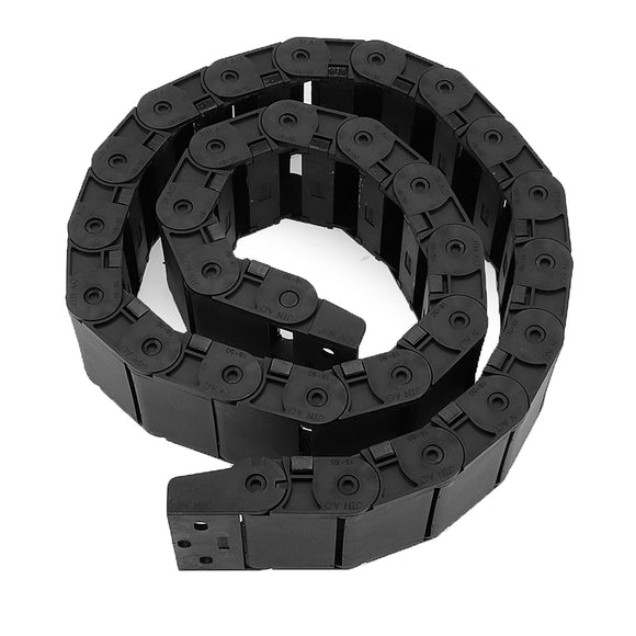 18mm x 50mm Openable Plastic Cable Drag Chain 1M Long Wire Carrier Drag Chain