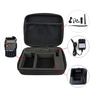 Storage Box Bag Handle Carrying Radio Case for Baofeng UV-5R Retevis RT-5R TYT TH-F8 Two Way Radio
