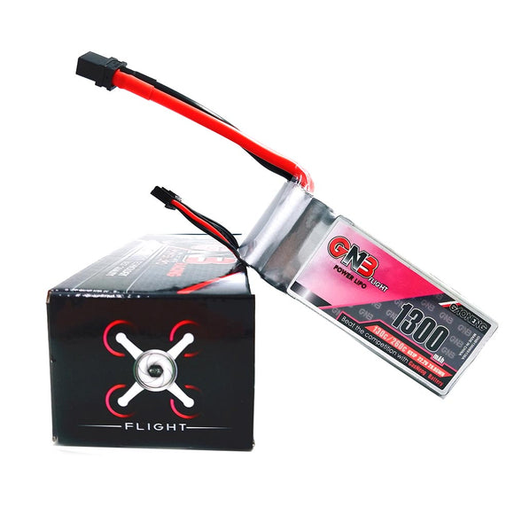 Gaoneng GNB 22.2V 1300mAh 130C/260C 6S Lipo Battery With XT60 Plug For RC FPV Racing Drone