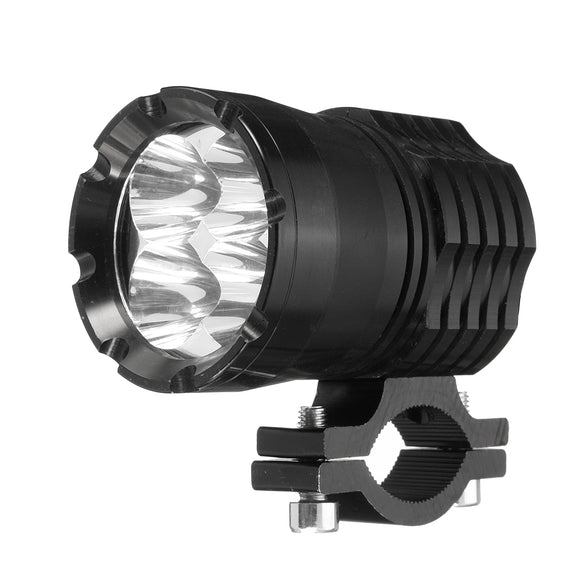 12V-80V U21 40W Motorcycle LED Spot Light Headlight Fog Driving Lamp White Universal