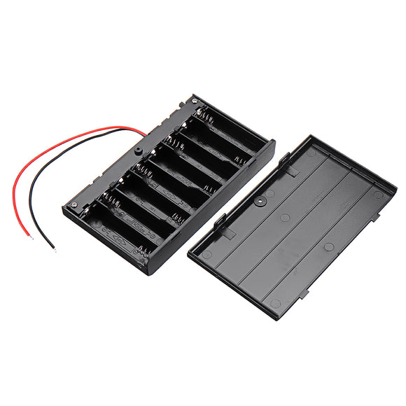 8 Slots AA Battery Box Battery Holder Board with Switch for 8xAA Batteries DIY kit Case