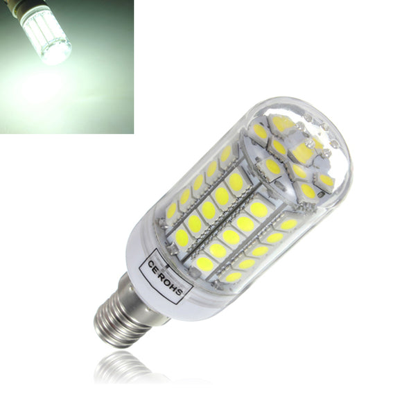 5X E14 6W White 700LM 59 SMD5050 LED Corn Light Lamp Bulbs AC220-240V