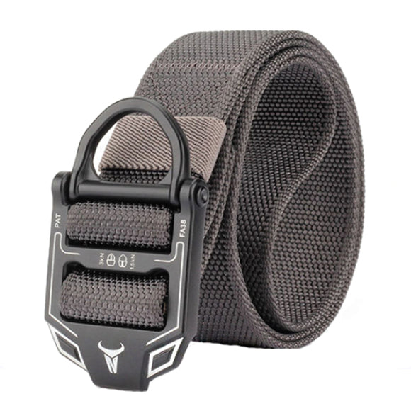 125cm Tactical Belt Nylon Adjustable Belts Outdoor Hunting Camping Zinc Alloy Buckle Belt Waistband