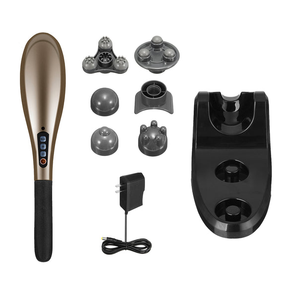 7 in 1 Multifunctional CM5 Cordless Percussion Electric Massager Body Neck Back Feet