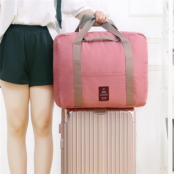 4 Colors Waterproof Folding Travel Storage Bag Insertable Luggage Light Protable Bag