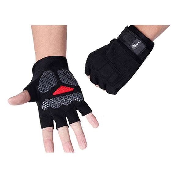 Mens Breathable Tactical Half Finger Gloves Military Fitness Gloves Slip Resistant Mittens