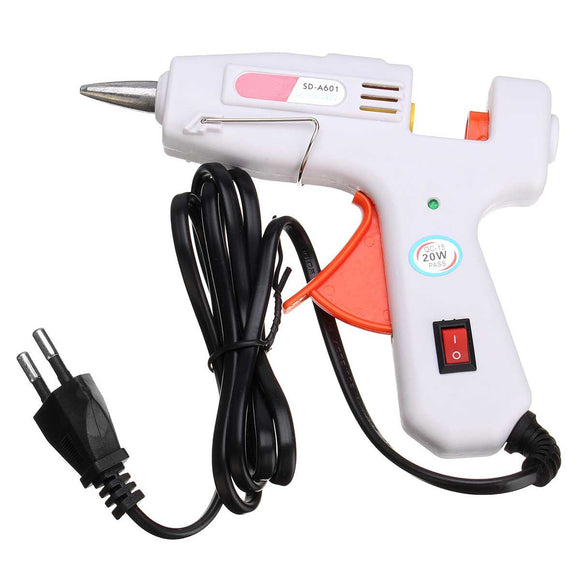 20W White Heating Hot Melt Electric Glue Crafts Repair Tools