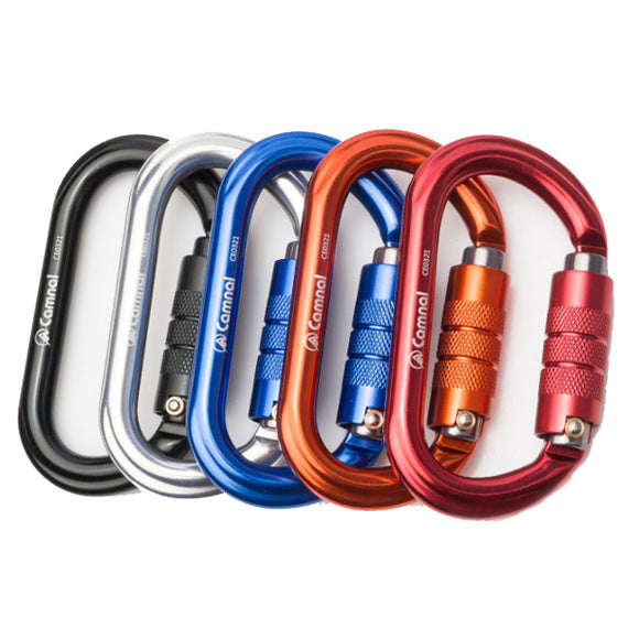 CAMNAL Aluminum Alloy Carabiner O Shape Buckle Outdoor Climbing Hunting Hanging Buckle