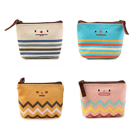 Women Cute Smile Face Wallet Coin Purse