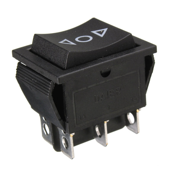 12 Volt 6-Pin DPDT Power Window Momentary Rocker Switch AC 250V/10A 125V/15A
