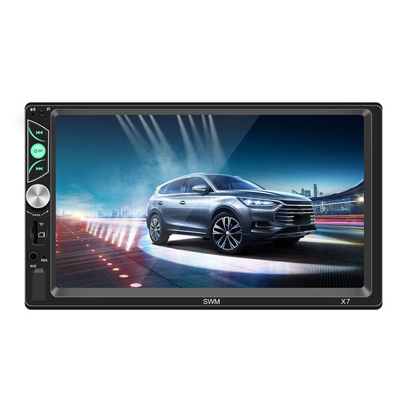 7 Inch Car MP5 Player Reversing Video Touch Screen Mobile Phone Projection Screen Steering Wheel Control FM Radio