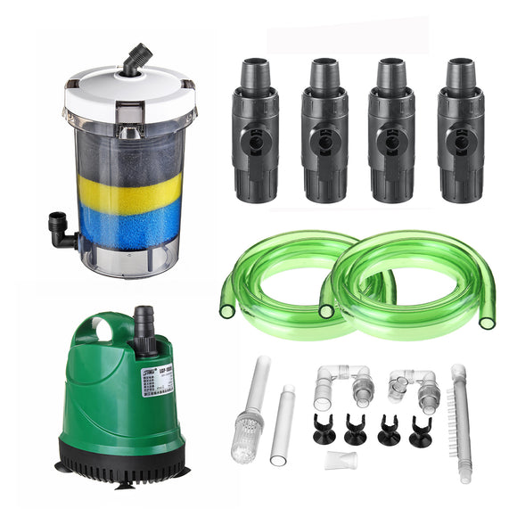 Fish Tank Filter External Aquarium Water Purifier with Pump for Below 0.4m Tank