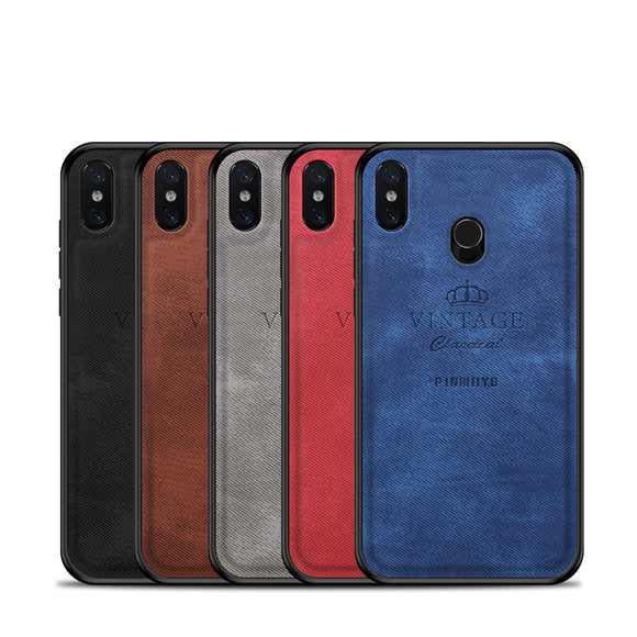 Mofi Honorable 3D Technology Pattern PU Leather Soft TPU Protective Case for Xiaomi Mi8 Mi 8