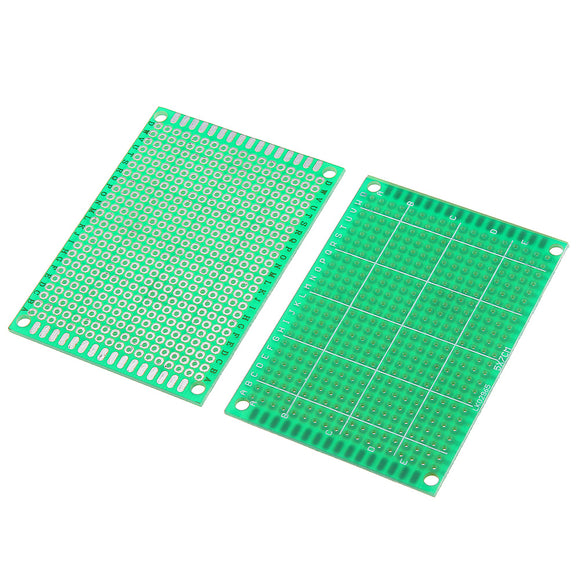 10pcs 5x7cm FR-4 2.54mm Single Side Prototype PCB Printed Circuit Board