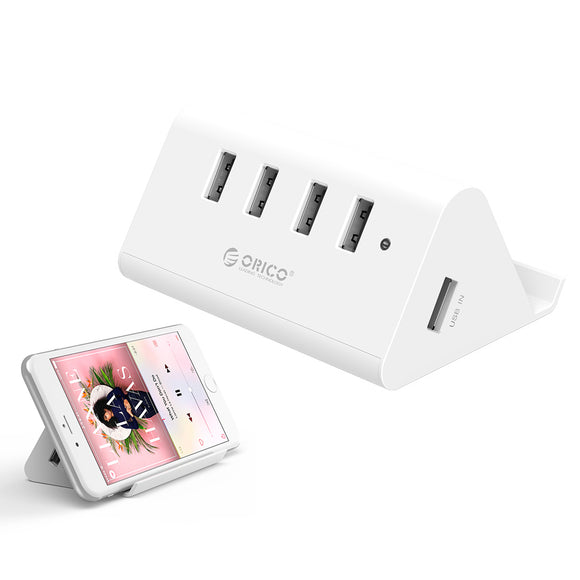 ORICO SHC-U2 High Speed 4 USB 2.0 Splitter USB Hub Phone Stand Desktop Holder for Cell Phone PC