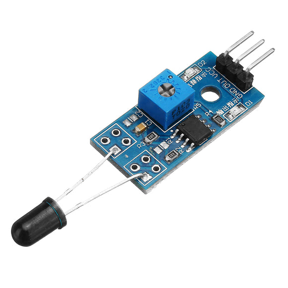1pcs LM393 3 Pin IR Flame Detection Sensor Module Fire Detector Infrared Receiver Module For Arduino