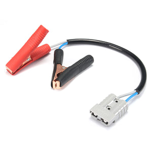 2Pcs Alligator Battery Clamps To 100A Anderson Connector Plug Lead with 6mm Cable
