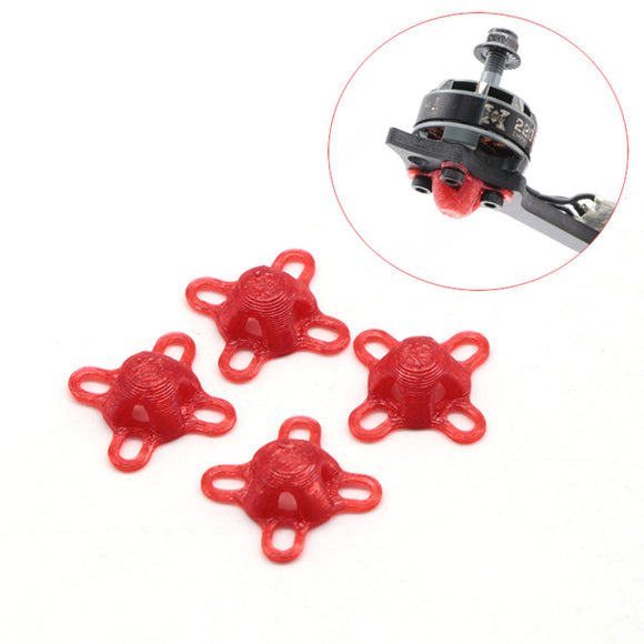 4 PCS URUAV 3D Printing TPU Motor Mount Anti-Vibration Landing Gear for 2204 2205 Motor