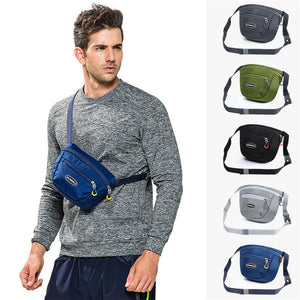 ANMEILU 2.5L Waterproof Nylon Waist Bag Shoulder Bag Outdoor Sport 6inch Phone Pouch Camping