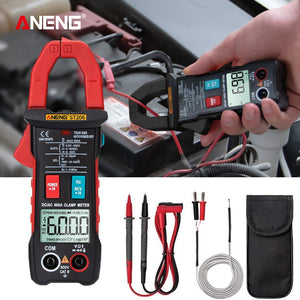 ANENG ST206 Digital Multimeter Clamp Meter 6000 Counts True RMS Amp DC/AC Current Clamp Tester Meters Voltmeter