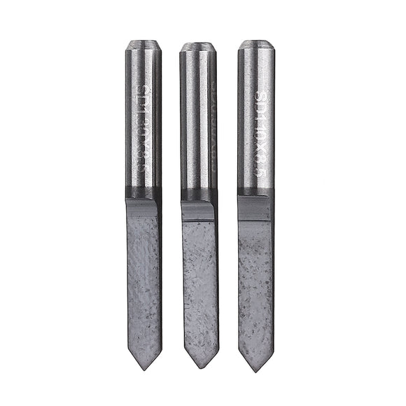 Drillpro 0.1-0.5mm 90 Degree PCB Drill Bit 0.1/0.2/0.3/0.4/0.5mm TiAlN Coated Flat Bottom PCB Drill CNC Engraving Bit