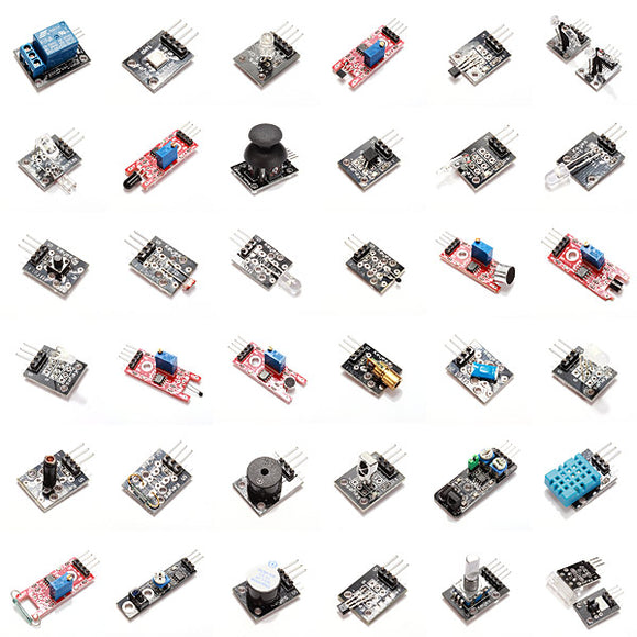 Geekcreit 37 In 1 Sensor Module Board Set Kit For Arduino
