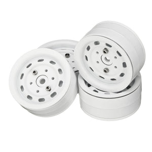 4PCS 1.9Inch Beadlock Alloy Wheel RIMS for 1/10 TRX4 Axial SCX10 RC Crawler Truck Car Parts