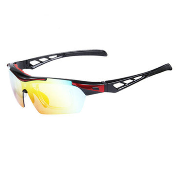 OBAOLAY SP0899 Polarized Cycling Glasses 5 Lens Unisex Outdoor Sports Protective Goggles