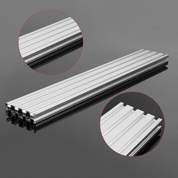 350mm/500mm Length 2080 T-Slot Aluminum Profiles Extrusion Frame For CNC