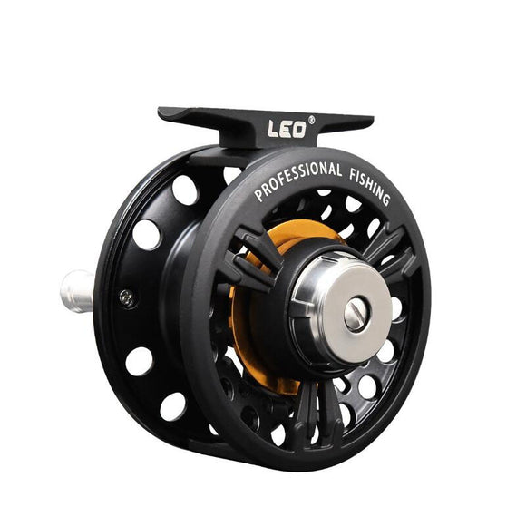 LEO FB75 1:1 4mm / 150m Full Metal Fly Fishing Reel Left Right Interchangeable Raft Fishing Wheel