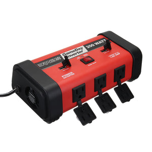 200W Power Inverter DC 12V to AC 110V USB Charger Adapter Modified sine wave Converter