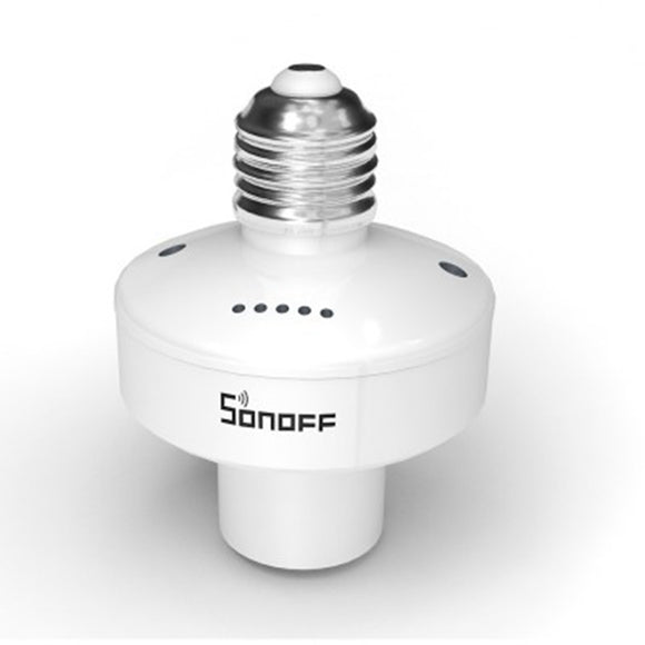 SONOFF SlampherR2 E27 RF WiFi Smart Lamp Holder Bulb Adapter Work With Alexa Google Home AC100-240V