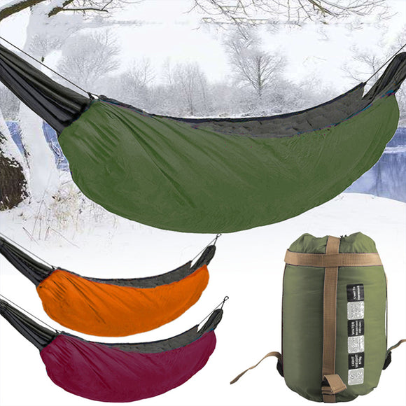 Camping Hammock Underquilt Outdoor Winter Down Warm Sleeping Bag Portable Folding Hammock Cover