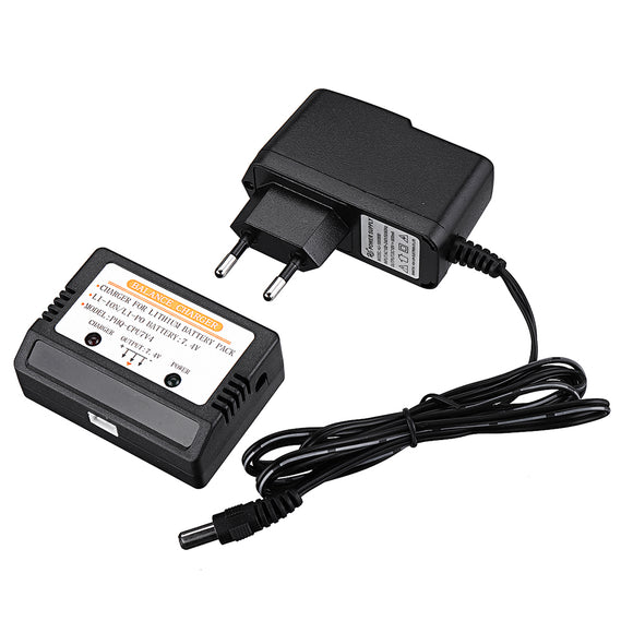 XK K130 K120 RC Helicopter Parts 7.4V Battery Balance Charger With 10V 500mA Adapter