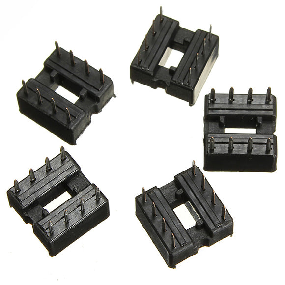 250pcs 2.54mm 8 Pin IC DIP Integrated Circuit Sockets Adaptor