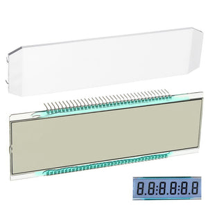 EDS139 5V 6 Digit 7 Segment LCD Display Screen Static Driving TN Positive Display With White/Non Bac