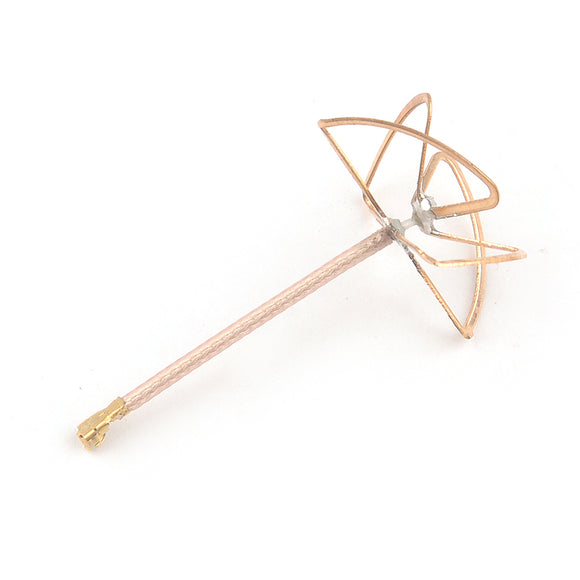 50mm 5.8G 2.5dBi to 3dBi RHCP IPX / UFL Connector Clover FPV VTX Antenna for INNOVA VTX