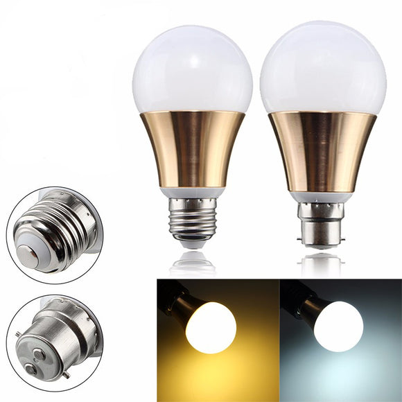 Non-dimmable 7W E27 B22  5730 SMD LED Light Globe Home Lamp Bulb AC85-265V