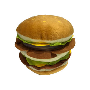 Double Hamburger DVD CD Storage Bag Large Capacity For 128 CDs Use