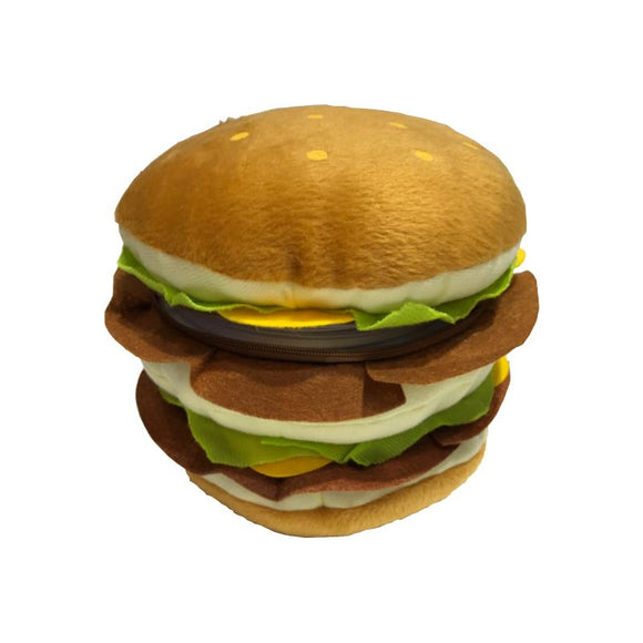 Double Hamburger DVD CD Storage Bag Large Capacity For 128 CDs Use