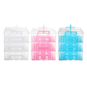 3 Tier 36PCS Locking Cupcake Holder Carrier Container Kitchen Storage Container