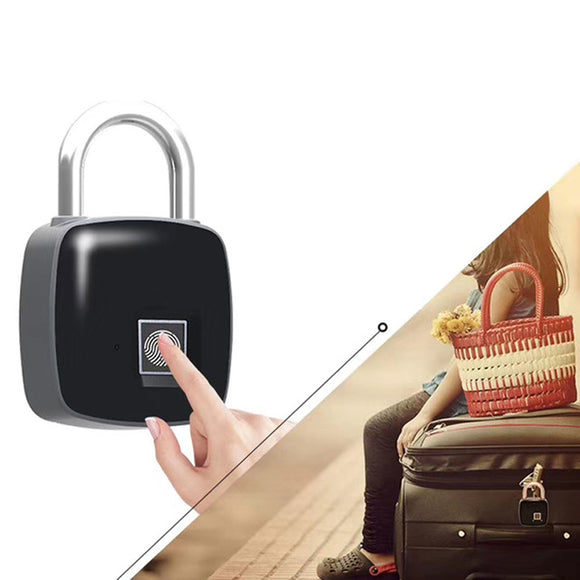 IPRee P3 Anti-theft Smart Fingerprint Padlock USB Charging Outdoor Travel Suitcase Bag Safety Lock