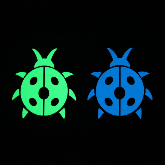 Cartoon Ladybird Luminous Sticker Glow in the Dark Wall Switch Decal Sticker Luminous Tape Sticker