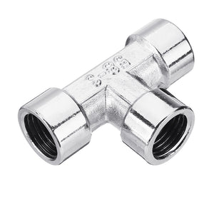 Brass 3-Way G1/4 Inner Thread Water Cooling Connector for Computer Water Cooling System"