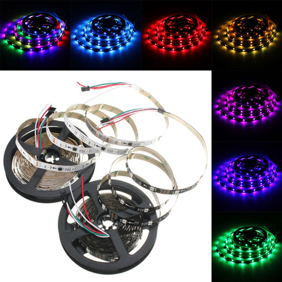 5M 36W DC12V WS2811 150 SMD 5050 RGB Changeable Flexible LED Strip Light for Indoor Home Decor