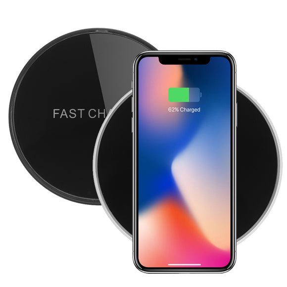 C6 10W Mirror Fast QI Wireless Charging Charger For iphone X 8/8Plus Samsung S8 Xiaomi mi5 mi6