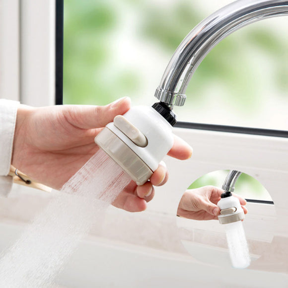 360 Rotary Faucet Booster Water Filter Device 3 Switching Modes Water-Saving High Pressure Kit Spra