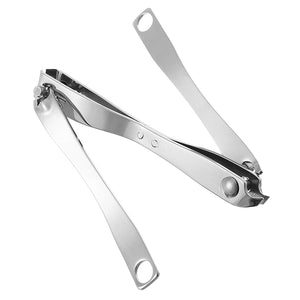 Stainless Steel Dual Head Nail Clipper Cuticle Cutter Dead Skin Trimmer Cleaner Manicure Tools