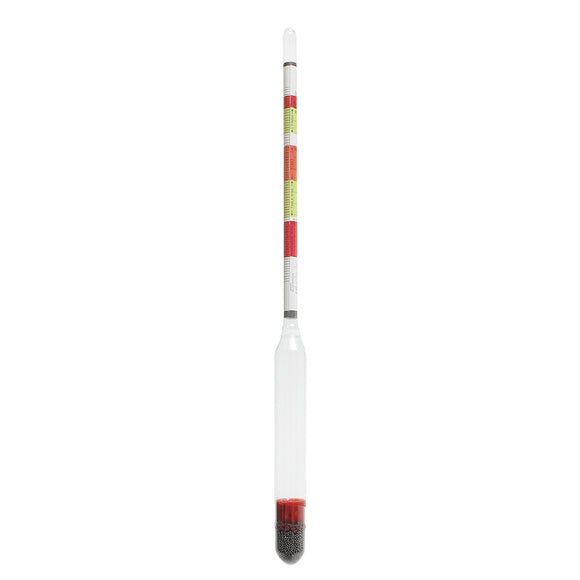 3 Scale Hydrometer Alcohol Meter for Home brew Wine Beer Cider
